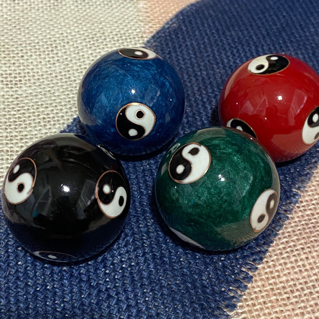 Yin yang meditation store balls