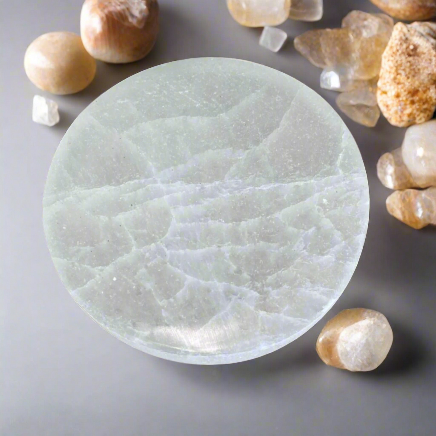 Selenite Charging Plate 10cm