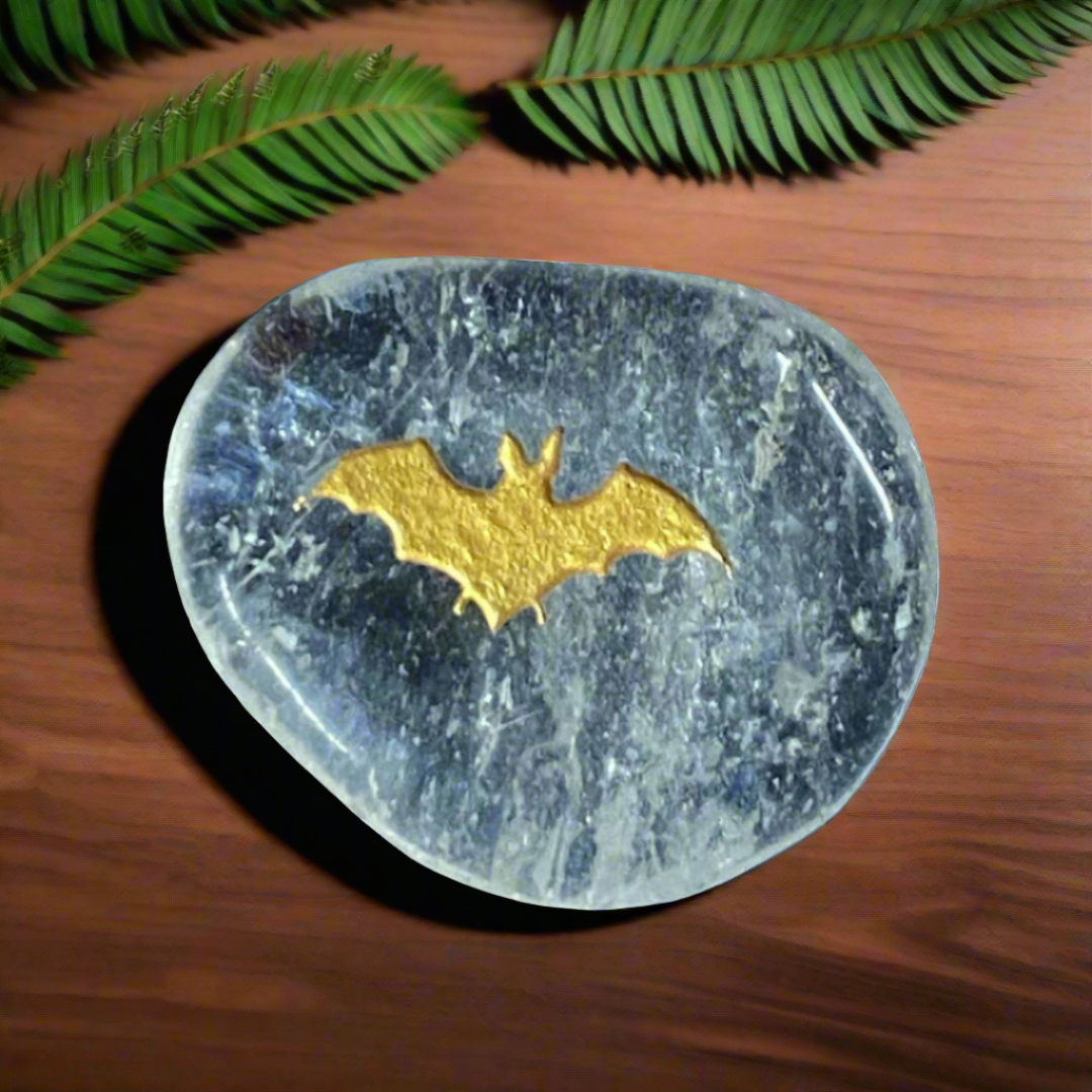 Spirit Animal Flat Stones - Bat