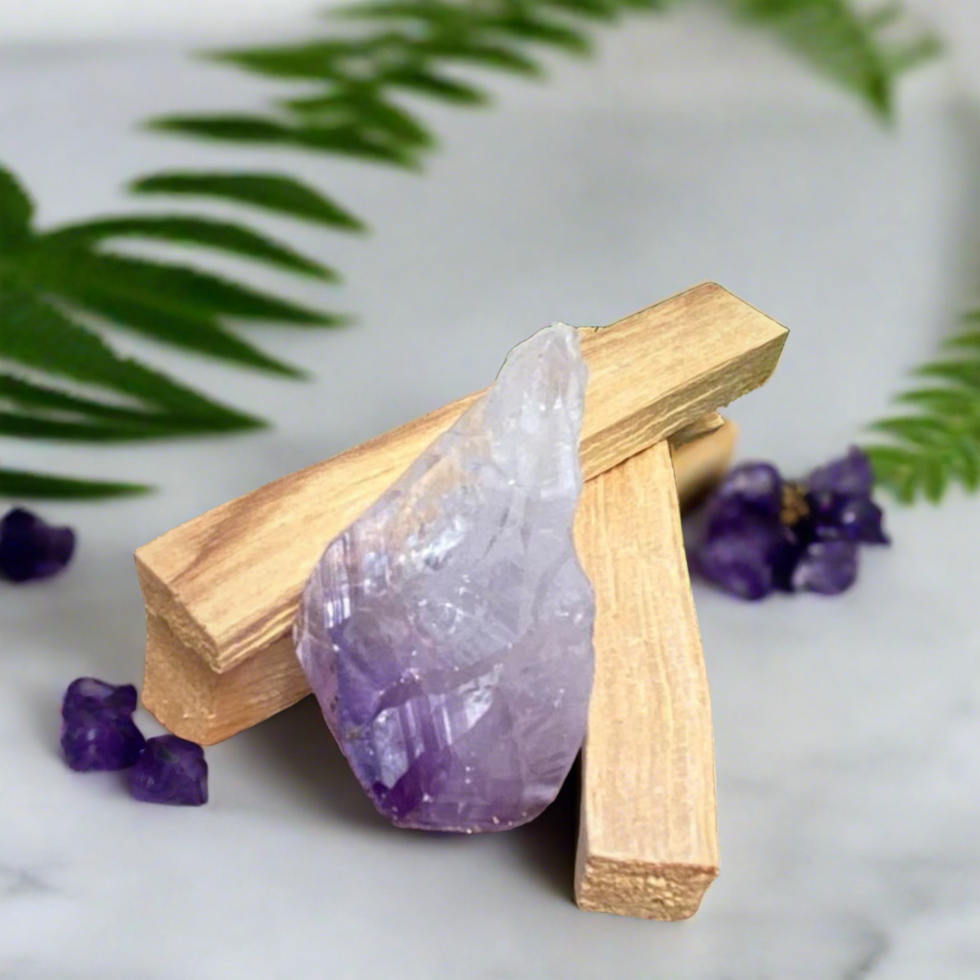 Amethyst and Palo Santo Sticks