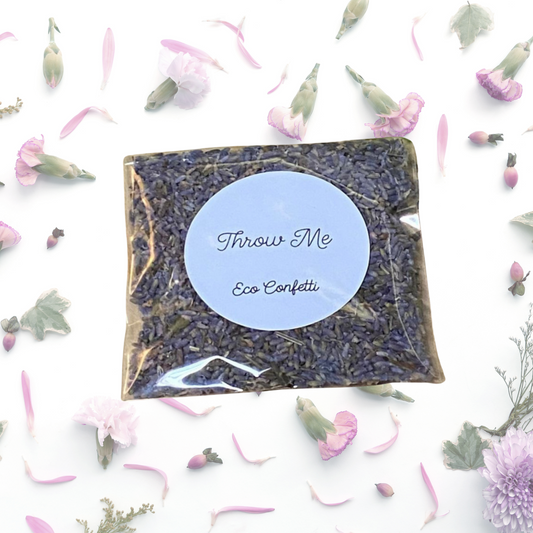 Eco Lavender Confetti with Throw Me