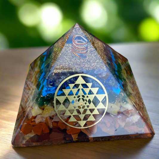 Orgonite Chakra Pyramid