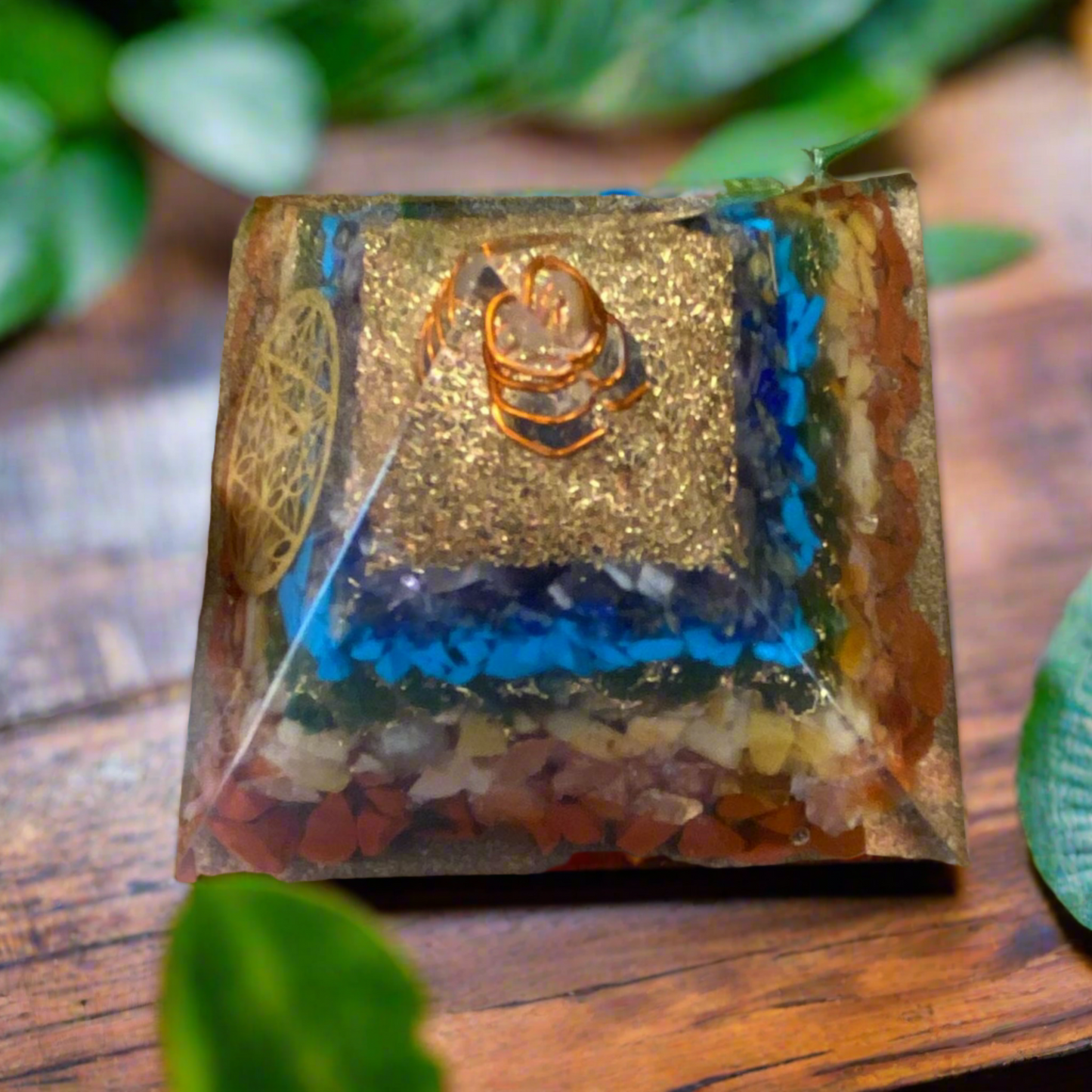 Orgonite Chakra Pyramid