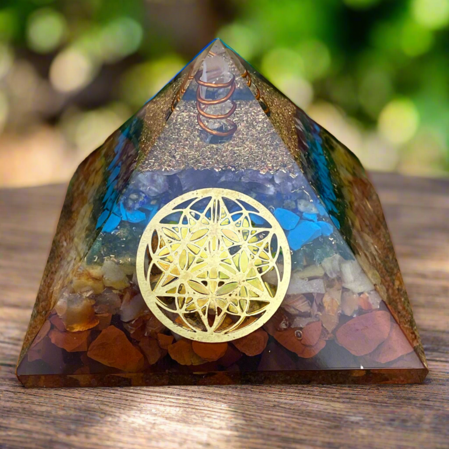 Orgonite Chakra Pyramid