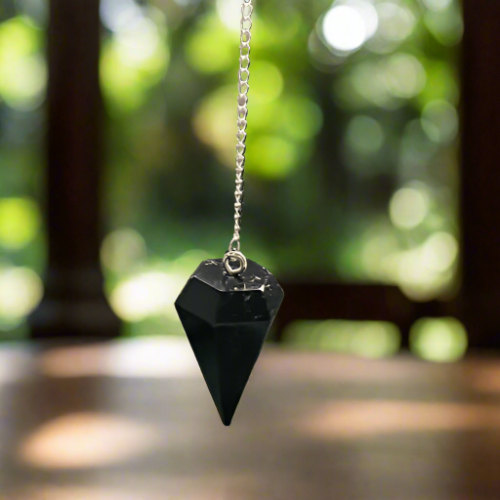 Black Obsidian Pendulum