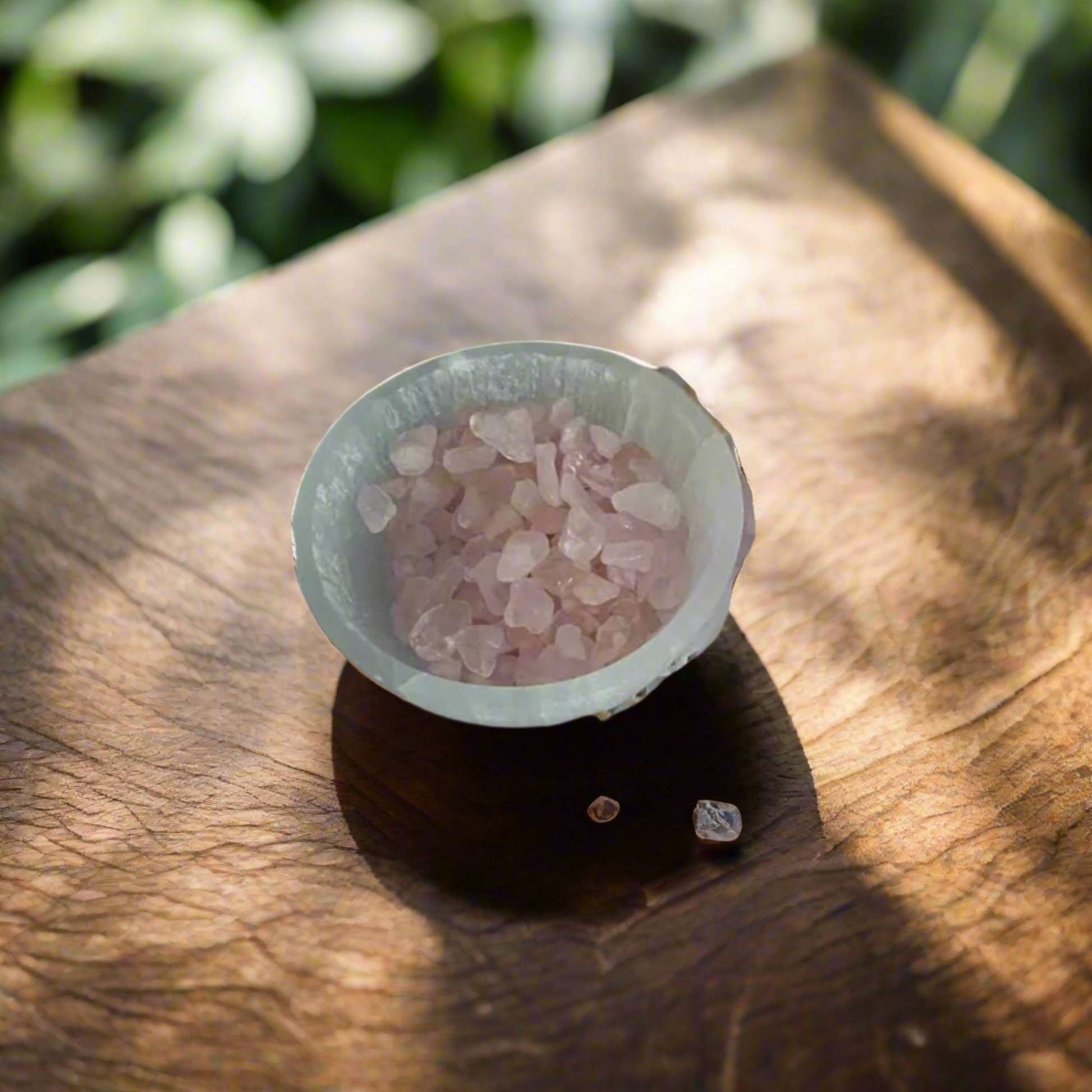 Rose Quartz Crystal Chips