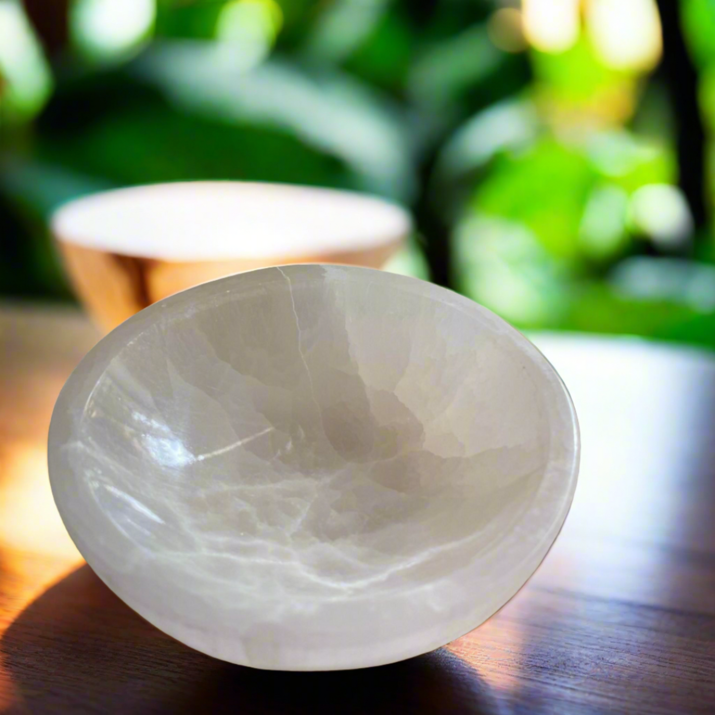 Selenite Charging Bowl for Crystal Cleansing & Energy Healing