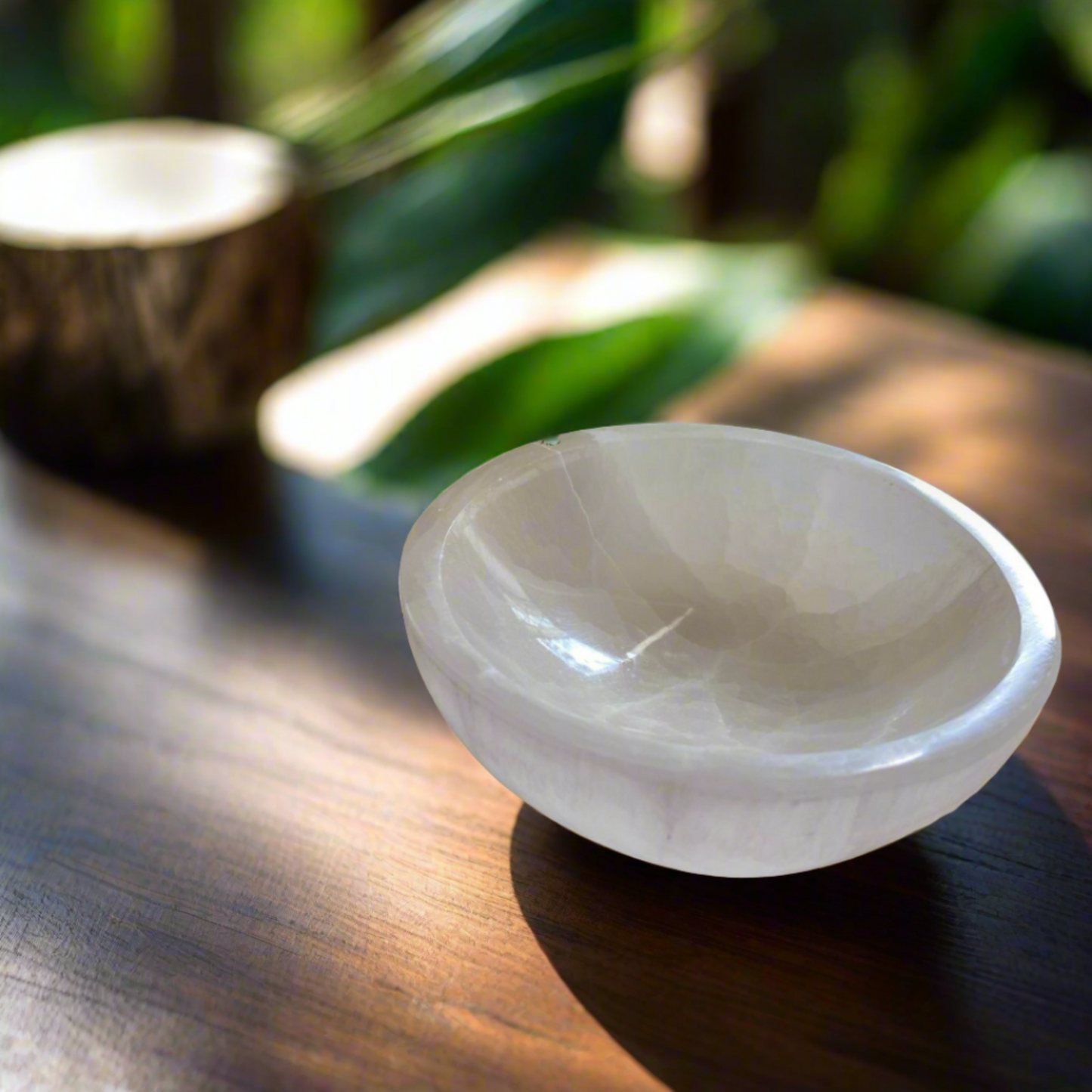 Selenite Charging Bowl for Crystal Cleansing & Energy Healing