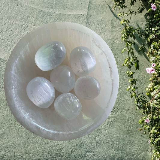 Selenite Tumble stones