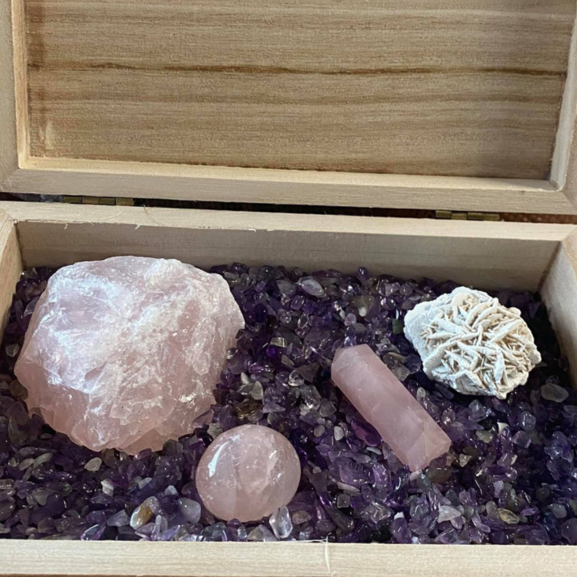 Treasure Chest with Crystals for Love