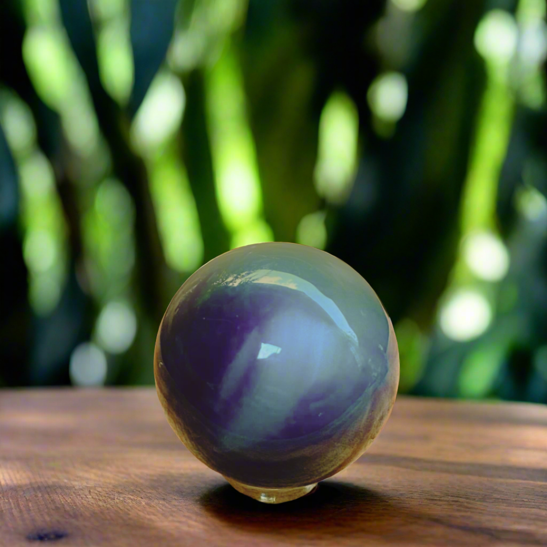 Agate Blue Sphere