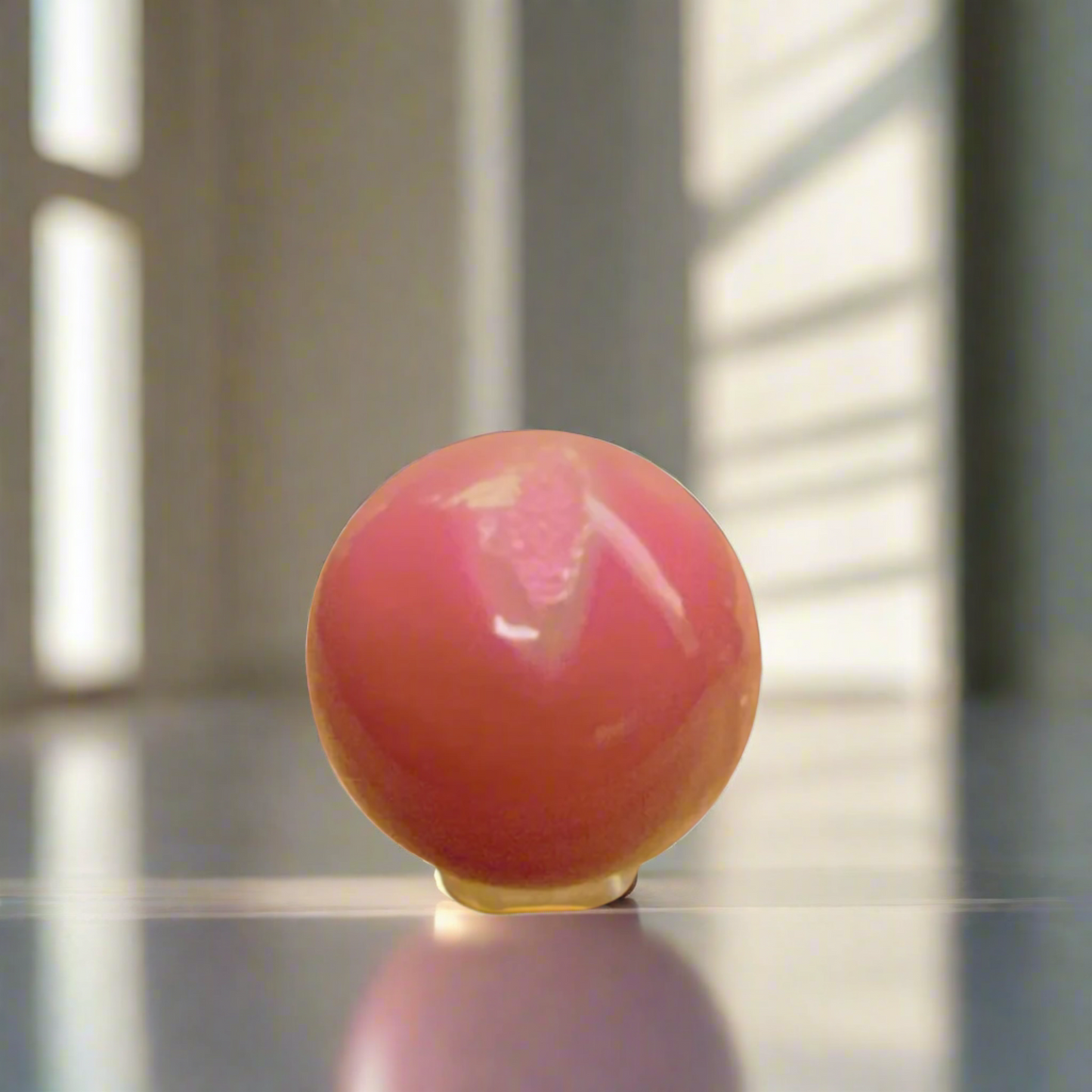 pink agate sphere