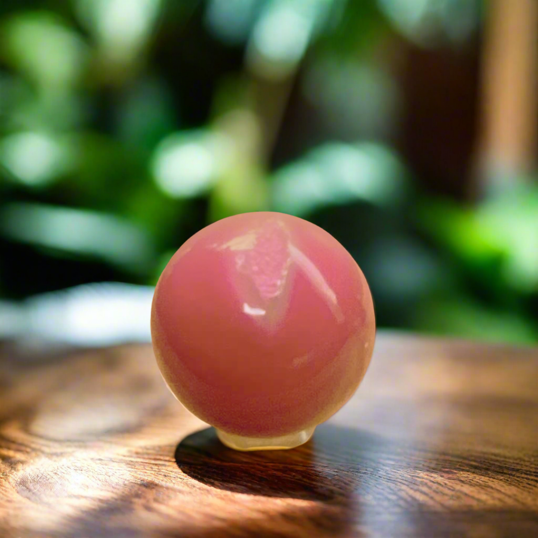 Agate Pink Sphere