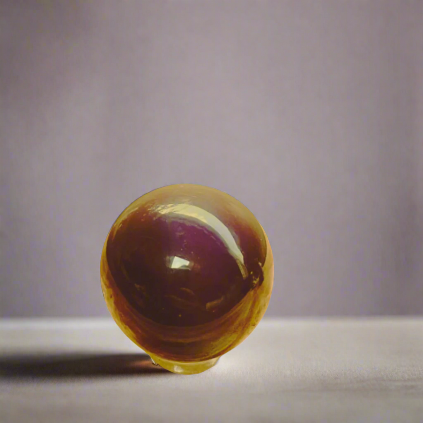 purple agate sphere