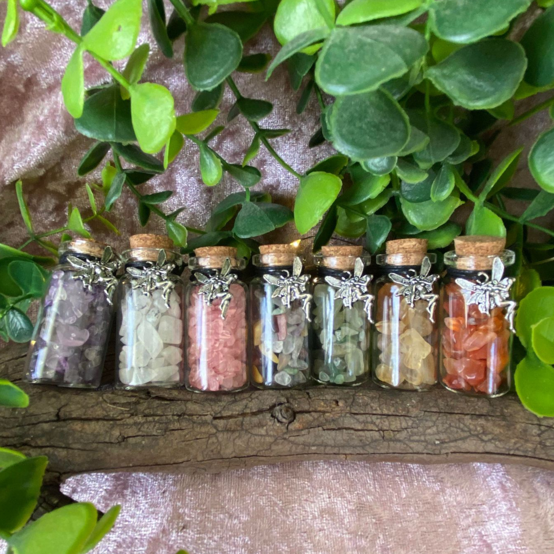 Crystal Fairy Glass Jars